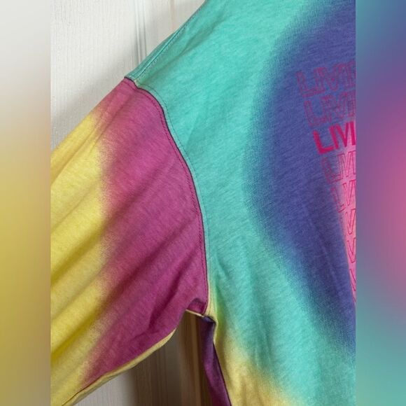 Disneyland Livin' My Best Life Pullover Hoodie Men's M tie dye retro psychedelic - Picture 12 of 16